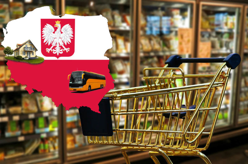 Польша – цены на еду, транспорт и жилье в 2024 году
