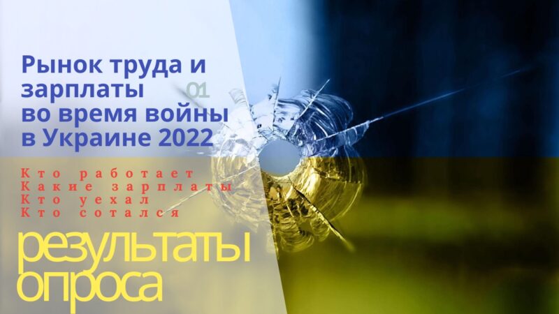 Рынок труда и зарплаты во время войны в Украине 2024